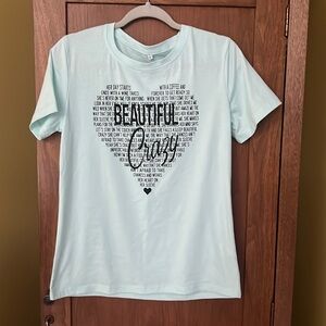 Luke Combs T shirt - S - Mint Green - never worn